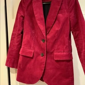 Gorgeous berry colored Boden corduroy blazer size 4